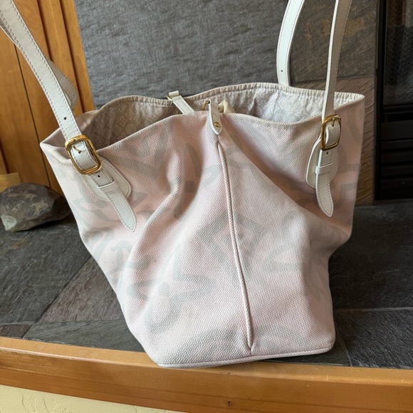 Louis Vuitton Marc Jacobs Monogram Tahitienne Cabas PM tote bag pink canvas 2008 - Picture 6 of 13